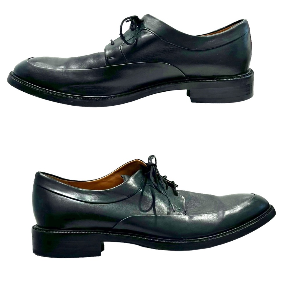 COLE HAAN BLACK WARREN APRON OXFORD LACE UP SHOE STYLE C20159